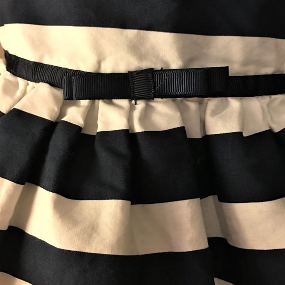 PRIMARK "Made with Love" Navy & White Dress   3-6M - Picture 4 of 12